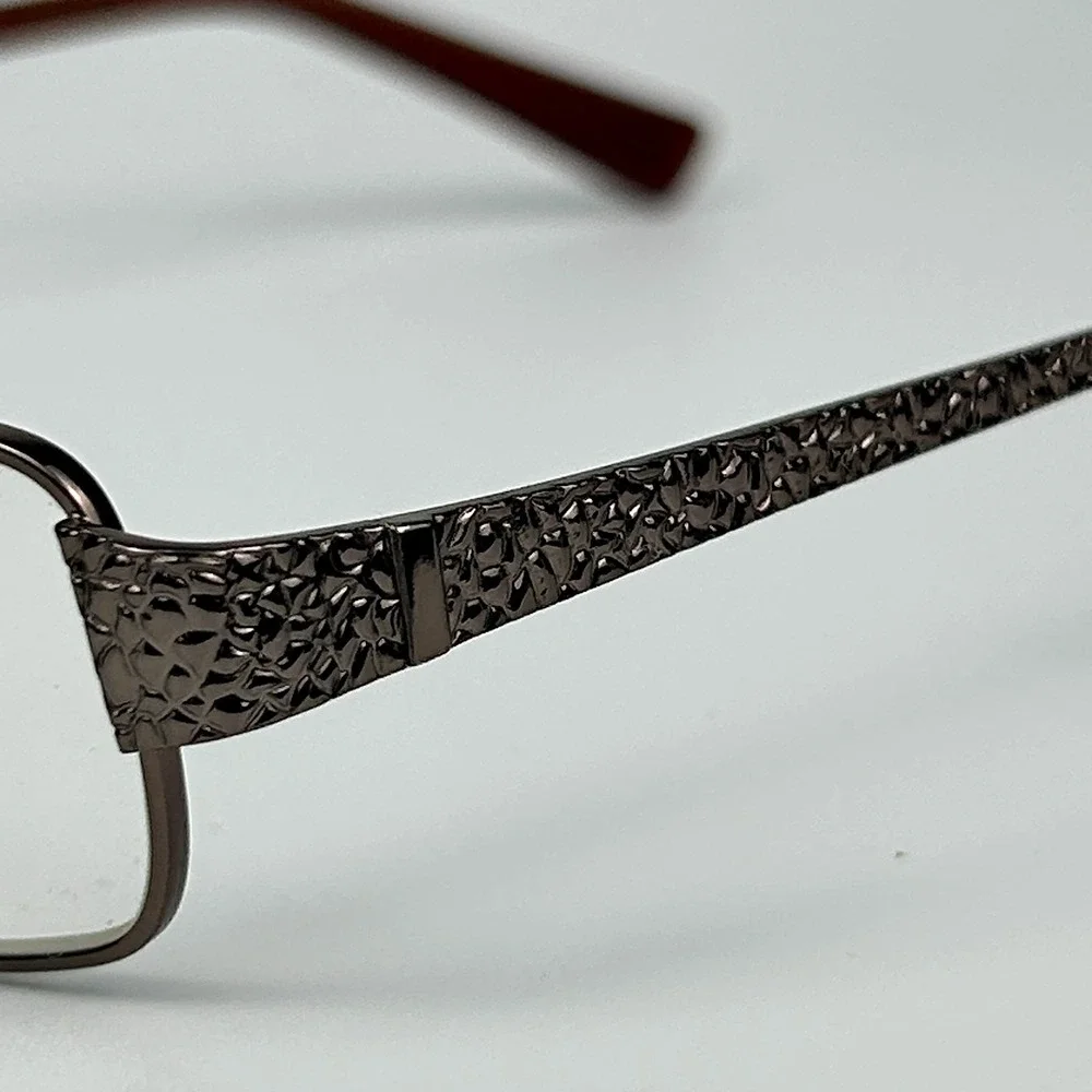 Privé Revaux PRV200 Womens Eyeglasses Frame Brown Metal Full Rim 52-18-135 mm
